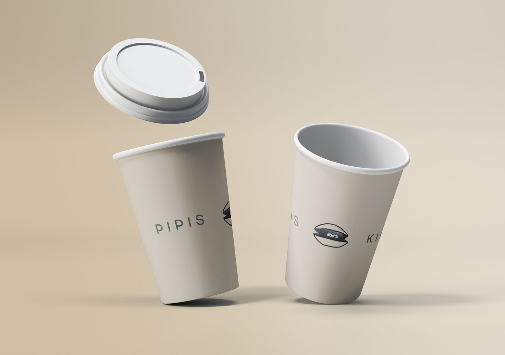 Pipis Kiosk — Coffee Cups