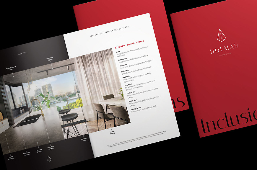 Holman, Kangaroo Point Apartments - Inclusion Flyer by Small & Co