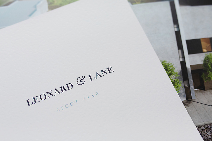 Leonard & Lane, Ascot Vale Townhouses - Brochure by Small & Co