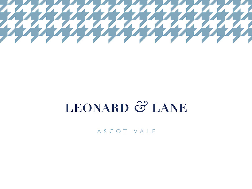 Leonard & Lane, Ascot Vale Townhouses - Branding and Creative Direction by Small & Co