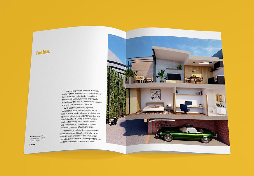 Leveson Place, North Melbourne Townhouses - Lifestyle Brochure by Small & Co