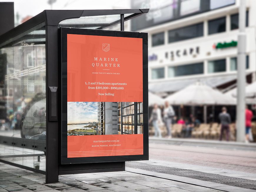 Marine Quarter, Southport Apartments - Advertising by Small & Co