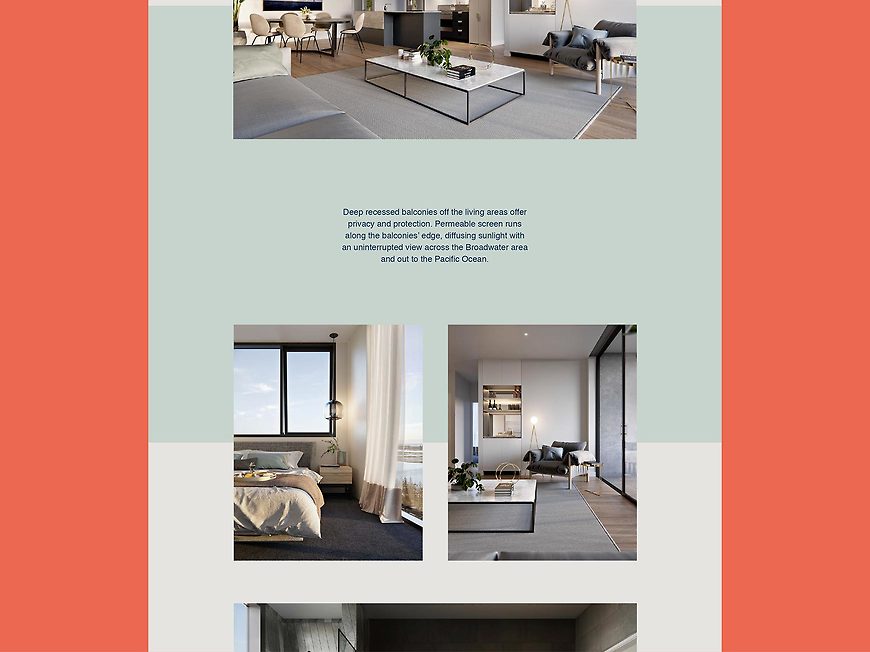 Marine Quarter, Southport Apartments - Website by Small & Co