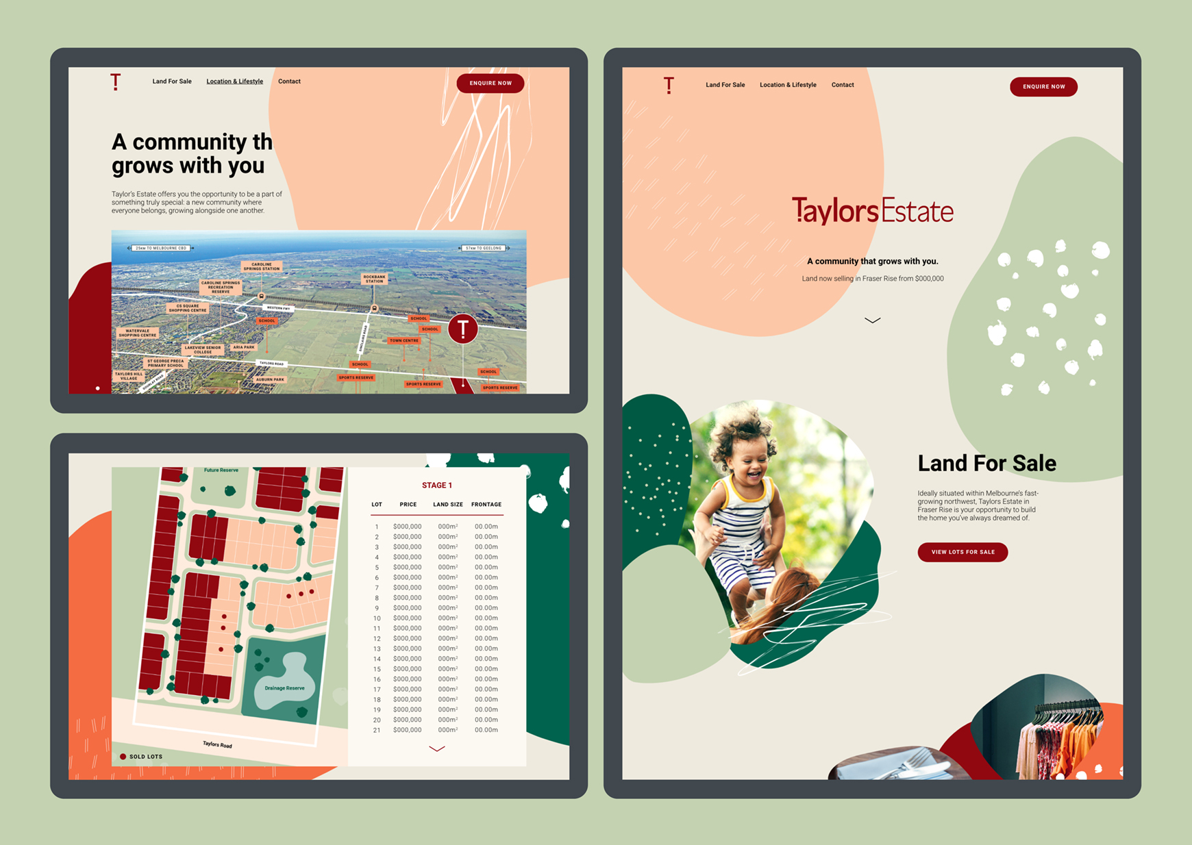 Taylors Estate - Website